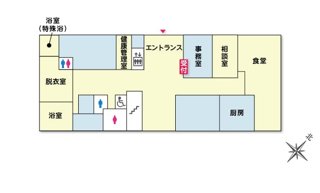 ツクイ・サンシャイン新倉敷 間取図