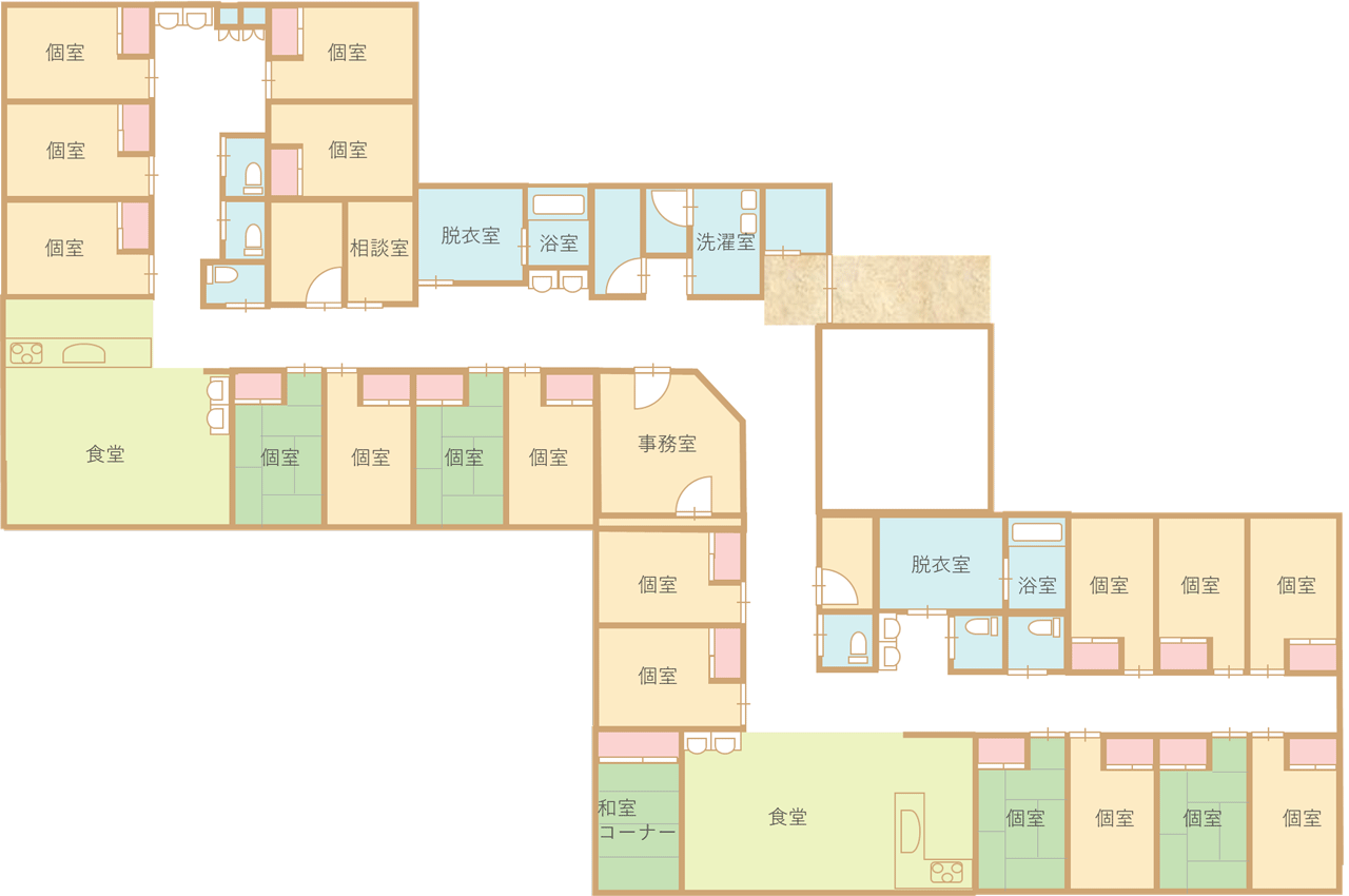 グループホーム飯田 間取図