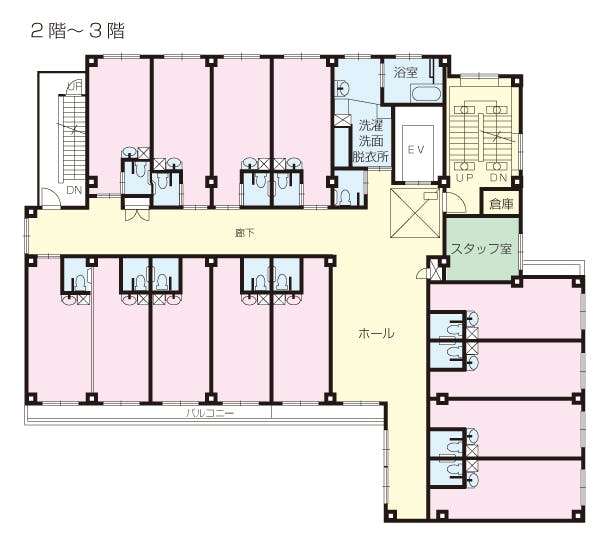 介護付有料老人ホーム エナジー青山 間取図