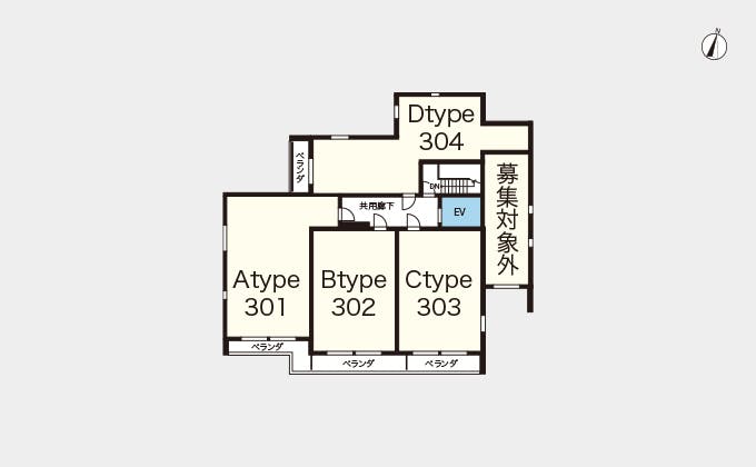 ヘーベルVillage竹ノ塚 間取図