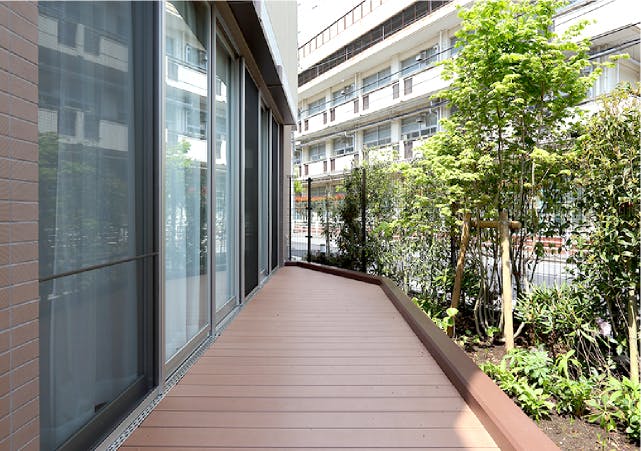 グランドマスト横浜鴨居 共用テラス