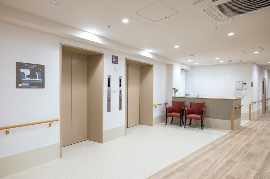リアンレーヴ緑園都市 エレベーターホール
