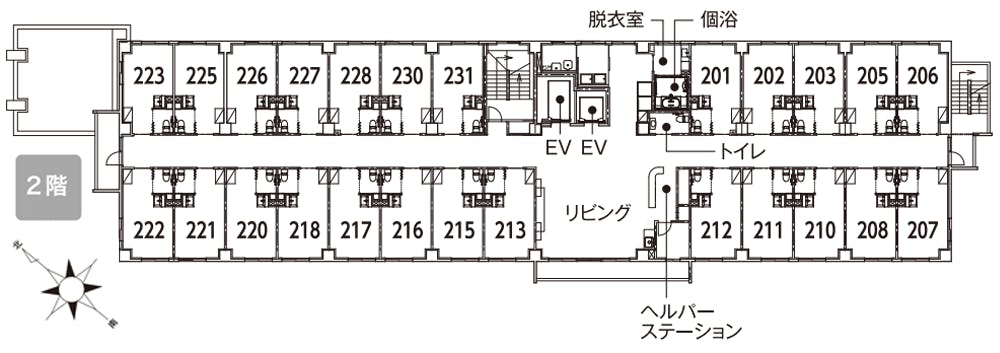 イリーゼ東札幌 間取図