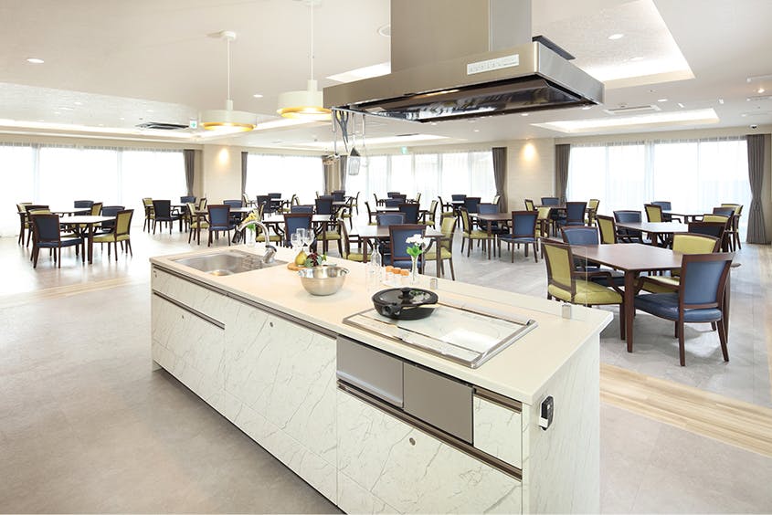リハビリホームグランダ徳川 6F ダイニングルーム兼機能訓練室