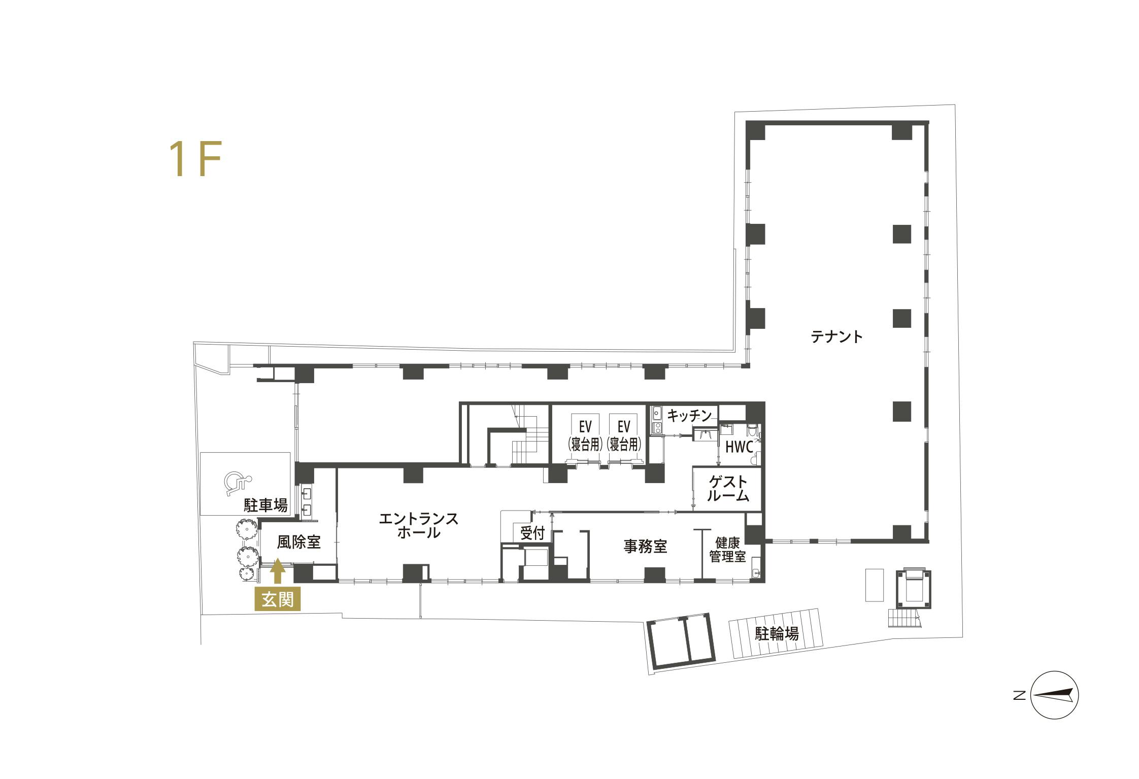 チャームプレミア京都烏丸六角 間取図