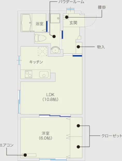 ライフサポートレジデンスゆらら船堀 間取図