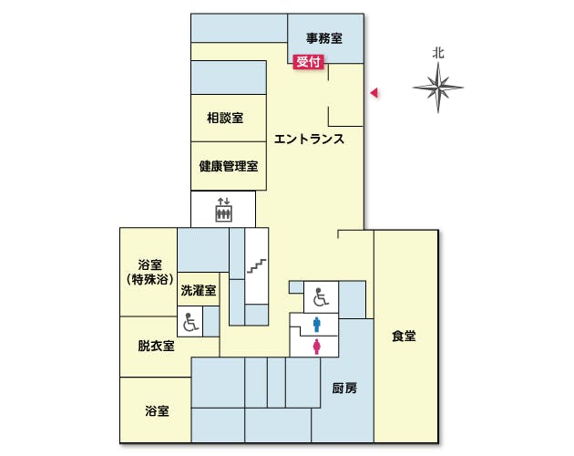 ツクイ・サンシャイン南巽 間取図