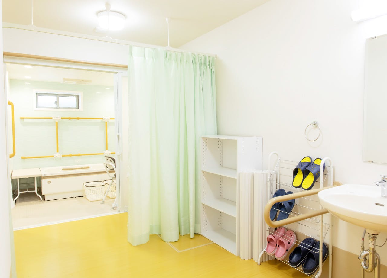 ばらの宿り 脱衣所