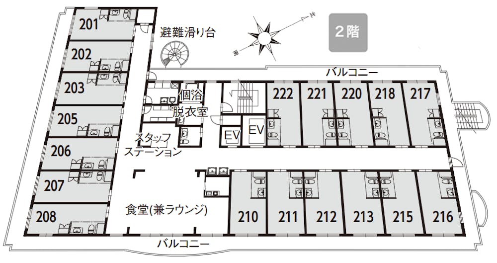 イリーゼまつど 間取図