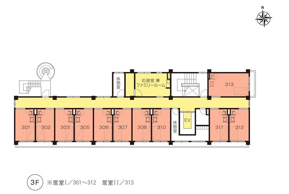 ニチイホーム 自由が丘 間取図