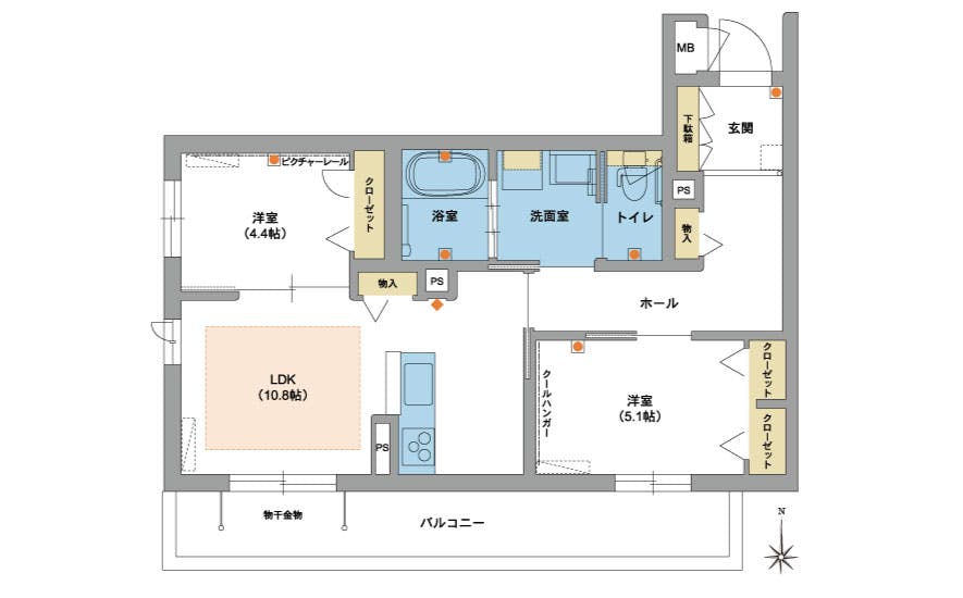 グランドマスト名古屋荒子 間取図