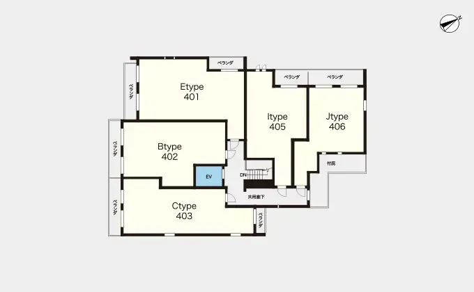 ヘーベルVillage下赤塚 間取図