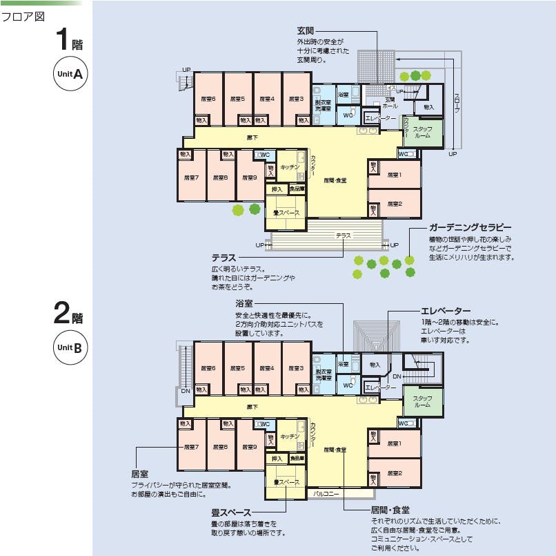 ニチイケアセンター生野巽 間取図