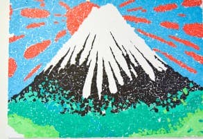 マザアスホームだんらん世田谷 貼り絵