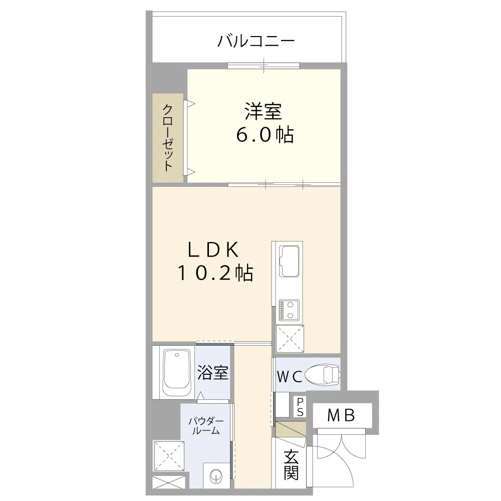 高齢者優良賃貸住宅あんじゅ一之江 間取図