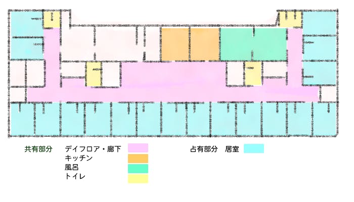 住宅型有料老人ホーム まんさくの里 間取図