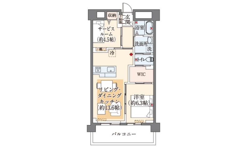 マストクレリアン鎌倉 間取図