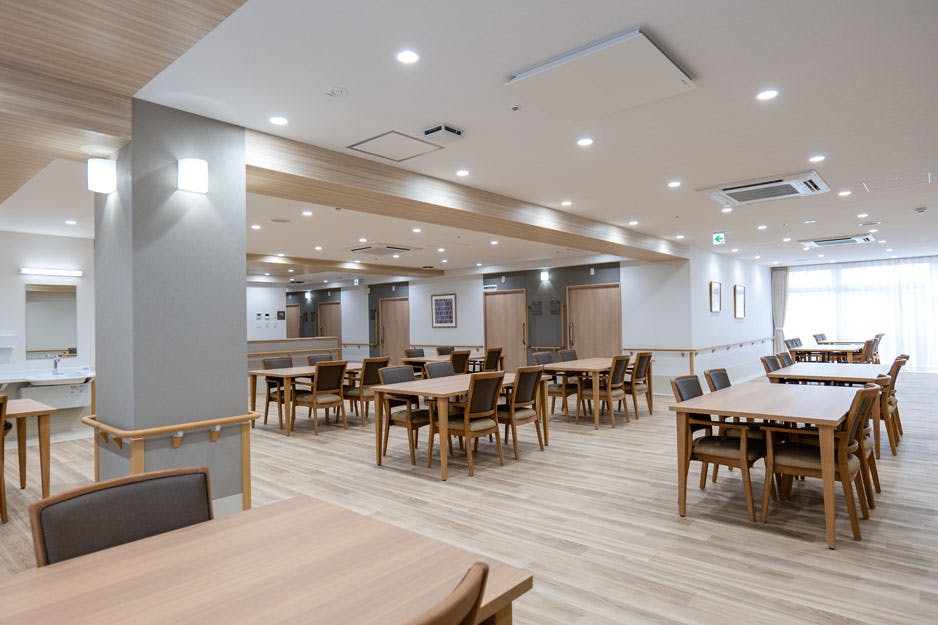 リアンレーヴ緑園都市 食堂兼機能訓練室