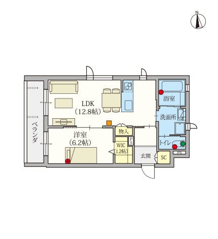 ヘーベルVillage和光市～ラファータ～ 間取図
