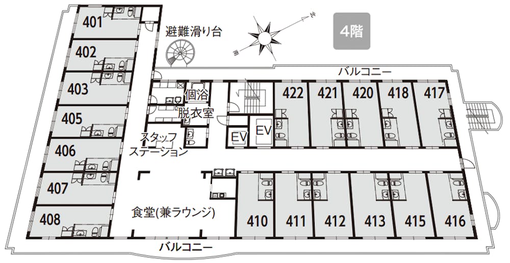 イリーゼまつど 間取図