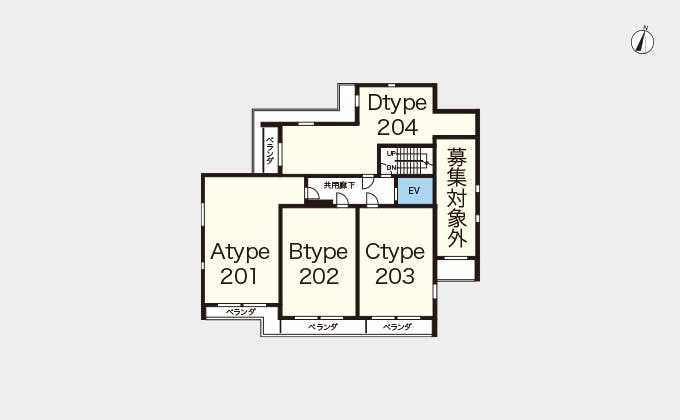 ヘーベルVillage竹ノ塚 間取図