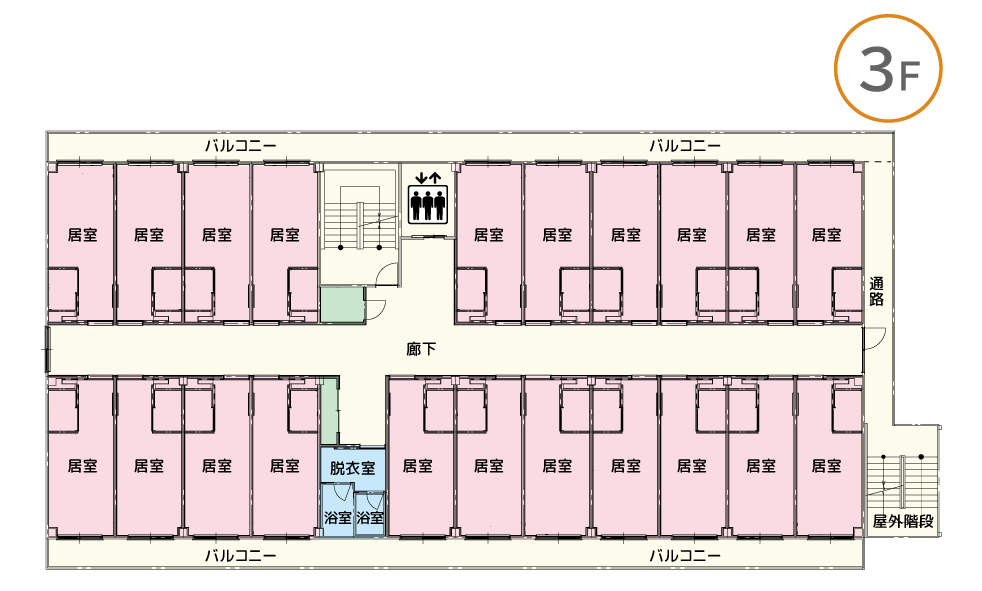 ケアホーム寝屋川宝町 間取図