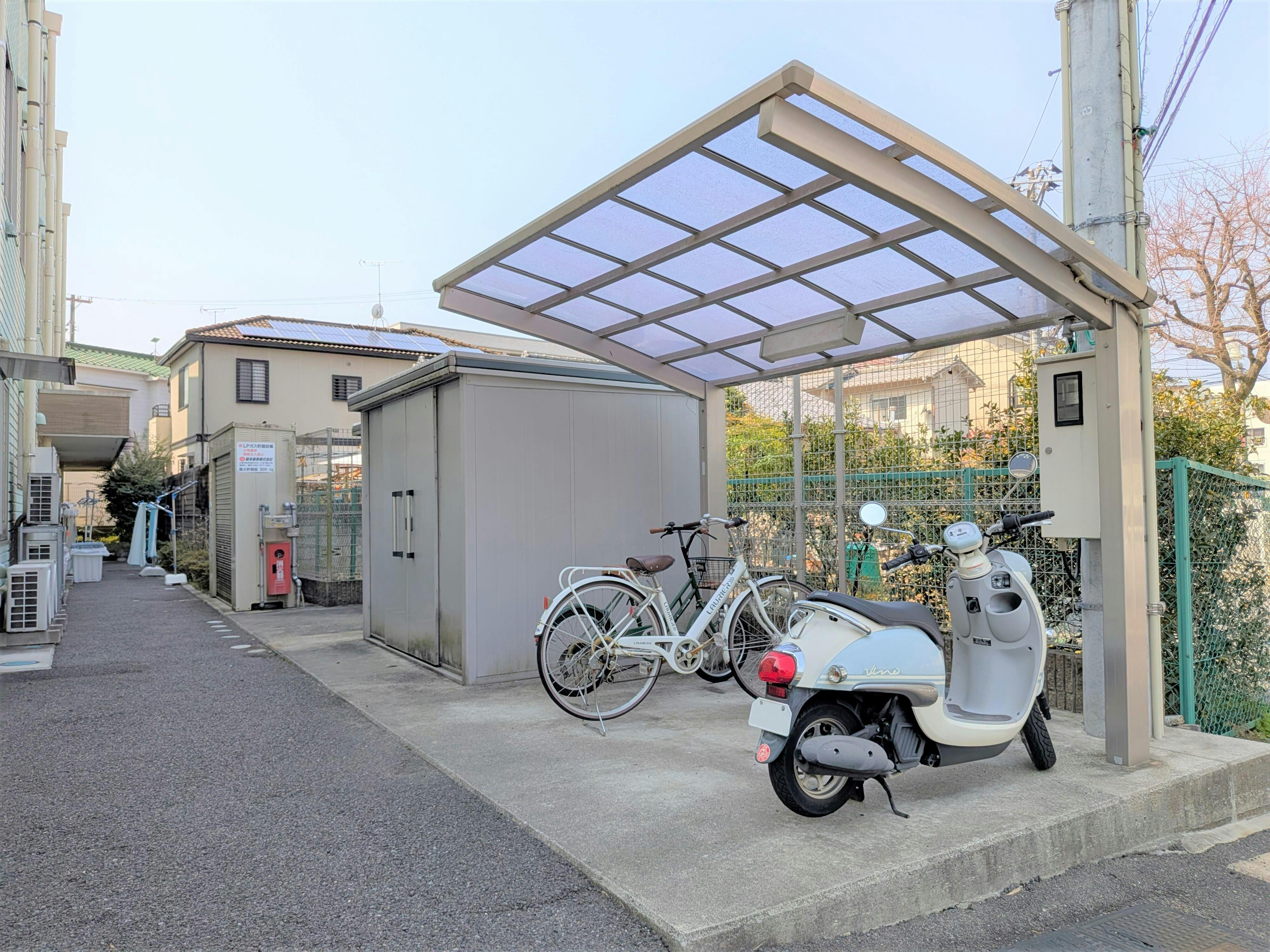 ライフパートナー戸坂 駐輪場