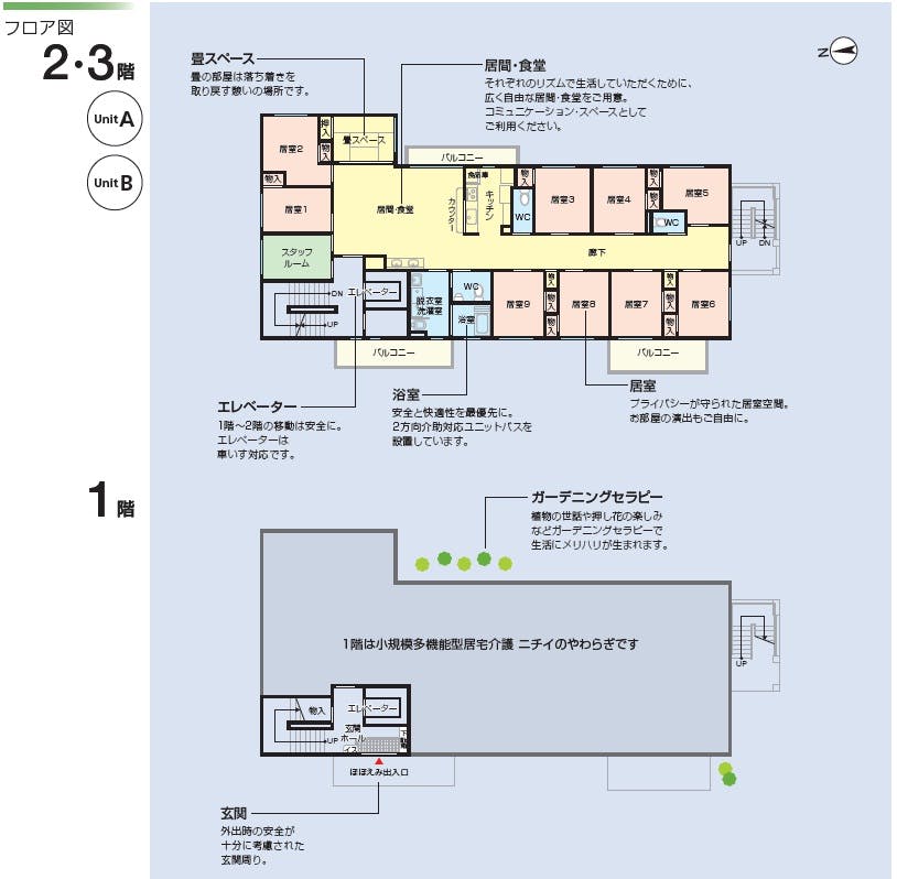 ニチイケアセンター大泉学園 間取図