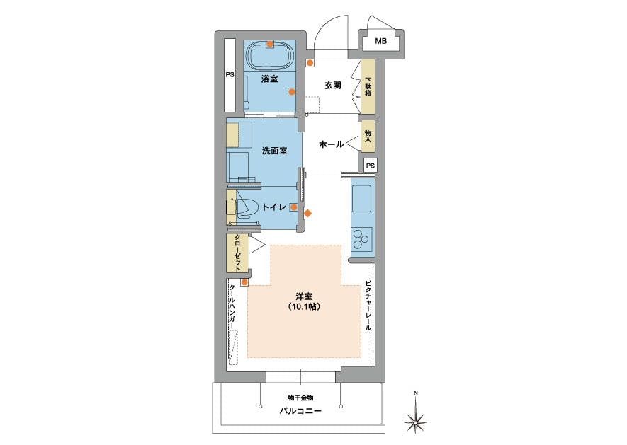 グランドマスト名古屋荒子 間取図