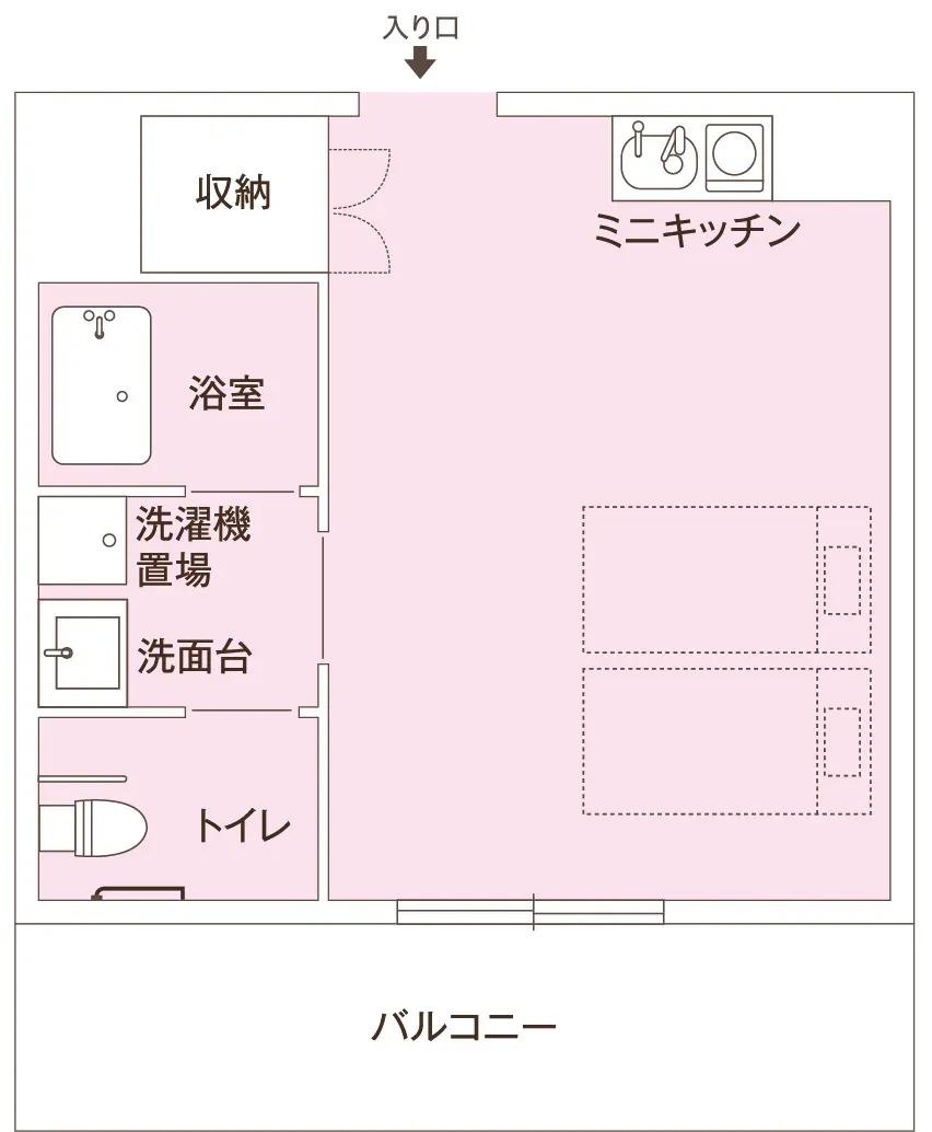 ココファン川崎新城駅前 間取図