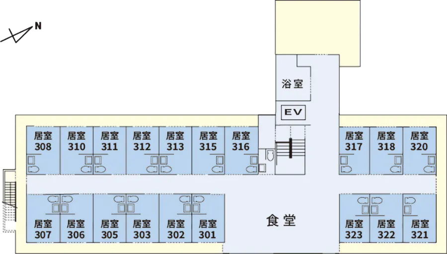 メディホス板橋 間取図
