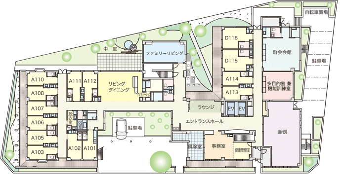アライブ世田谷下馬 間取図
