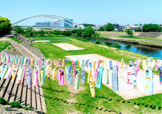 グランドマスト横浜鴨居 鶴見川河川敷