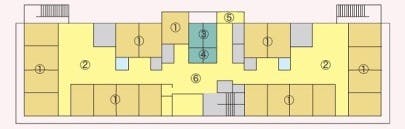 生活クラブ風の村サポートハウス稲毛 間取図