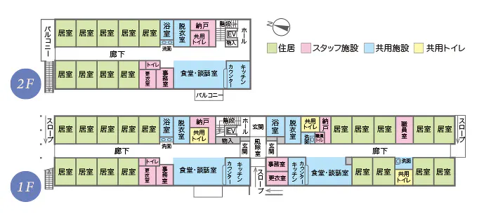 グループホームつどい姉崎 間取図