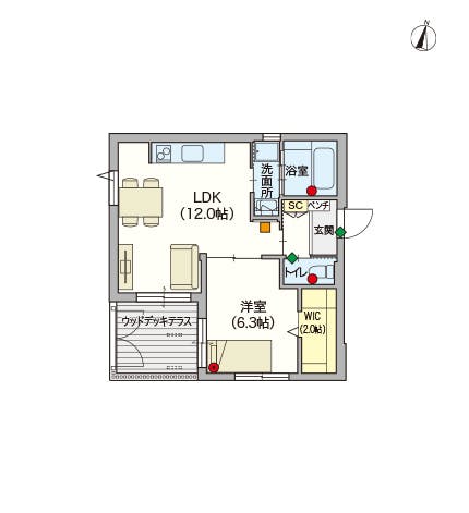ヘーベルVillage西馬込 間取図