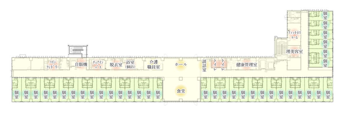 コンソルテ新緑苑 間取図