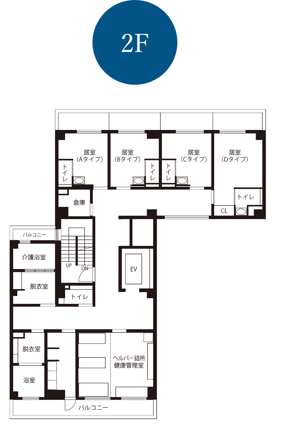 都丘テラスはなれ 間取図
