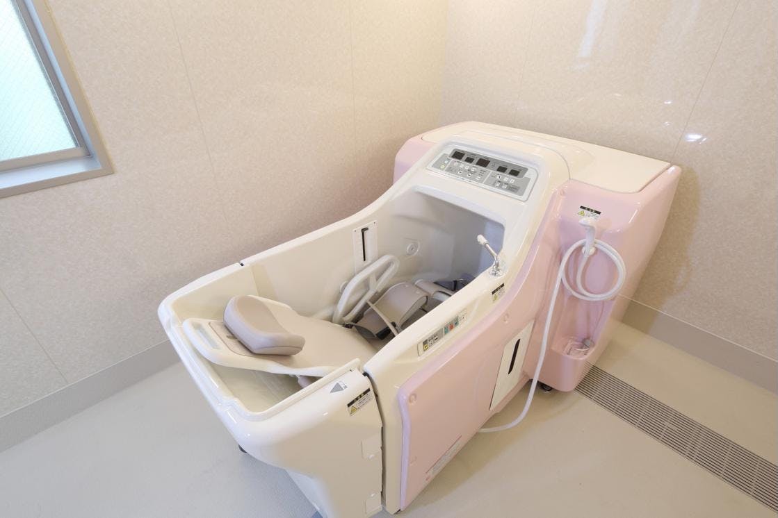 ここち本八幡 1F　機械浴室（車椅子対応）