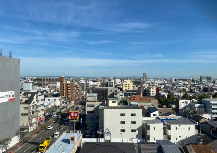 花楽園新深江 9Fからの景色