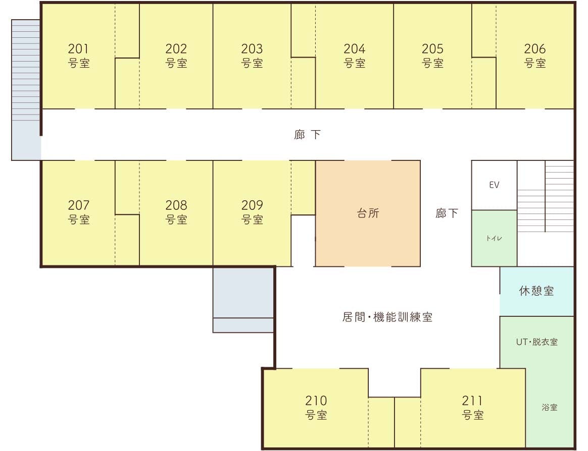 あおい元町館 間取図