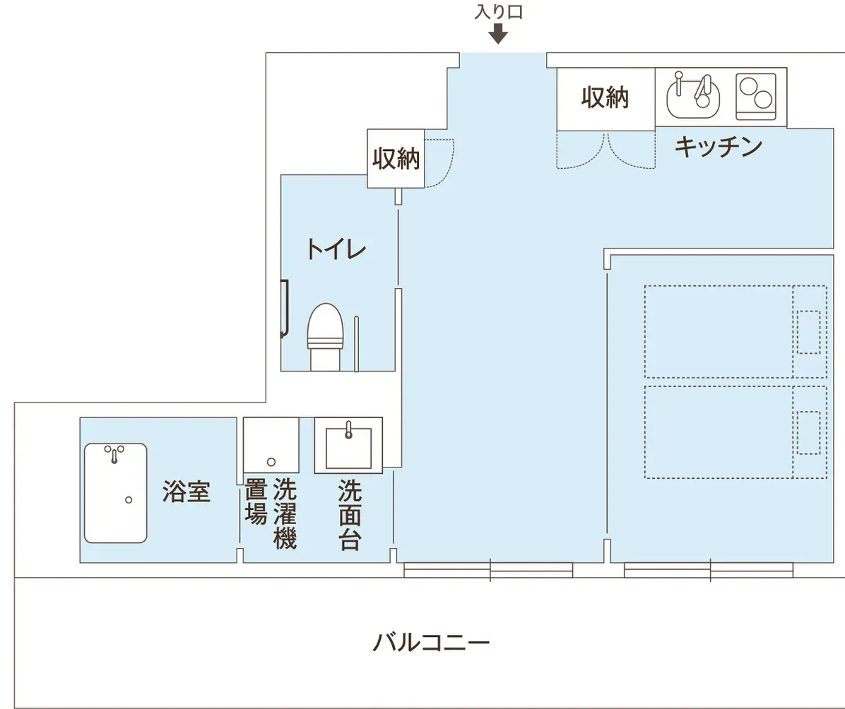 ココファン川崎新城駅前 間取図