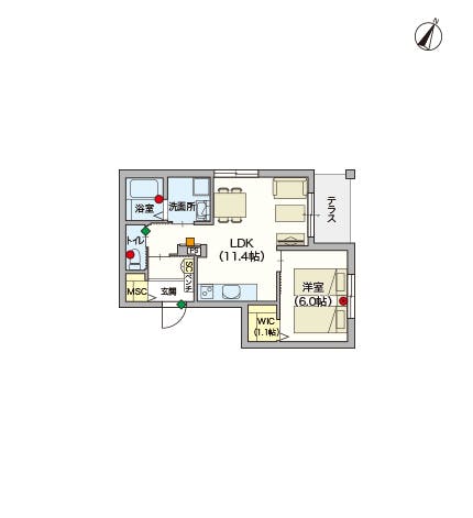 ヘーベルVillage 青砥 間取図