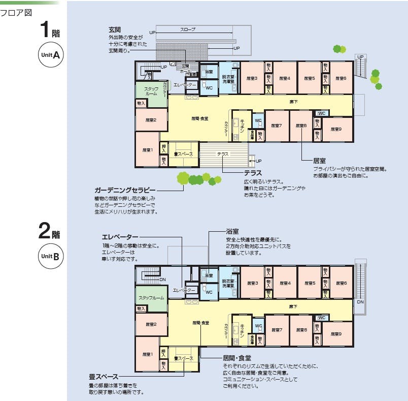 ニチイケアセンター江別 間取図