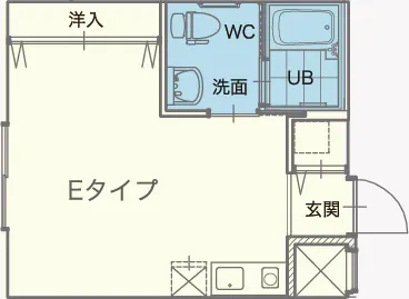虹の家北郷 間取図