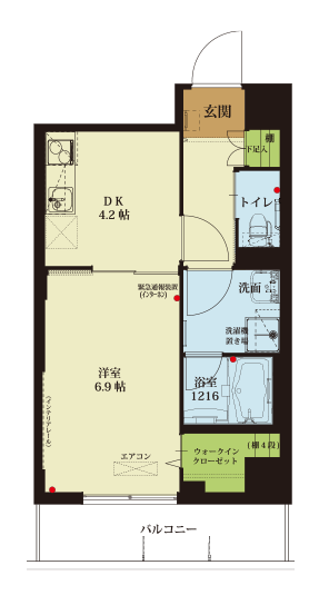 リリィパワーズレジデンス西新井 間取図