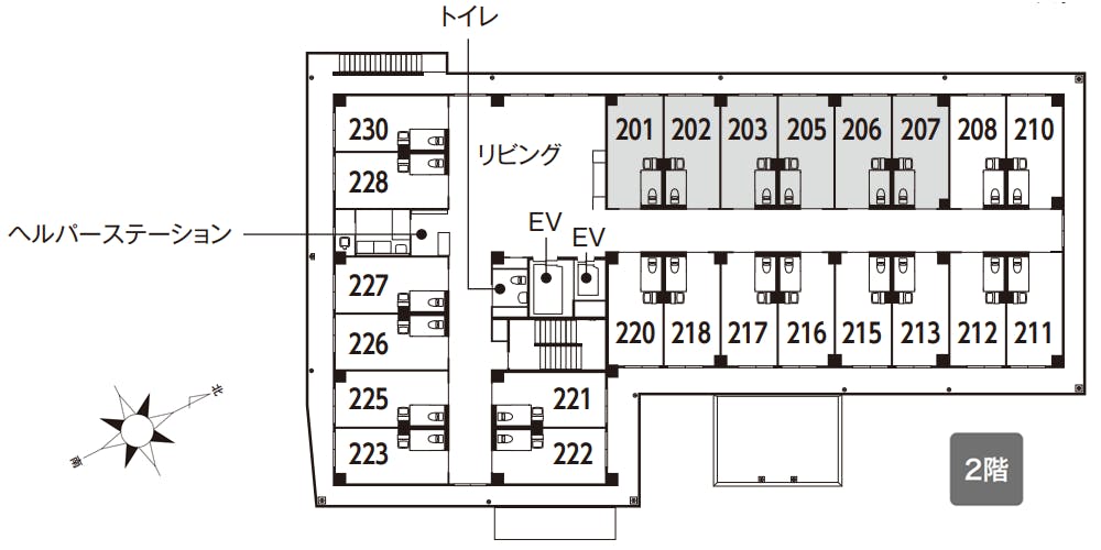 イリーゼ調布 間取図