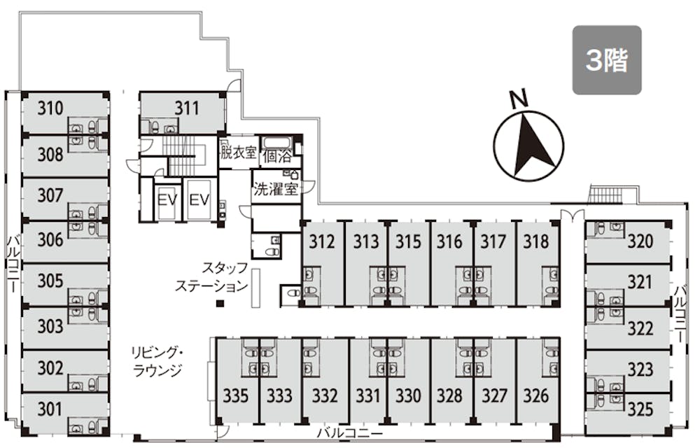 イリーゼ横浜仲町台 間取図