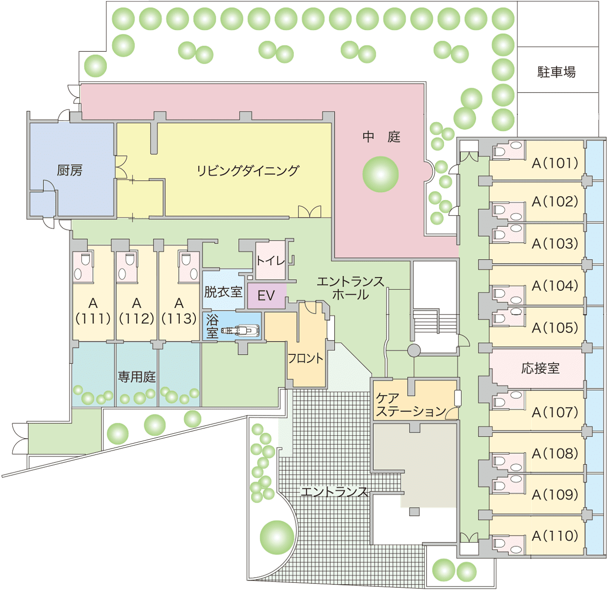 アライブ浜田山 間取図