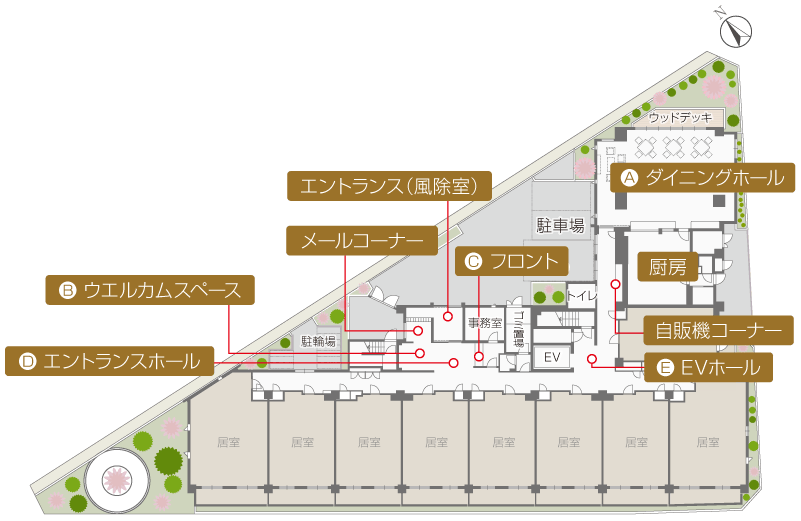 グランドマスト横浜鴨居 間取図